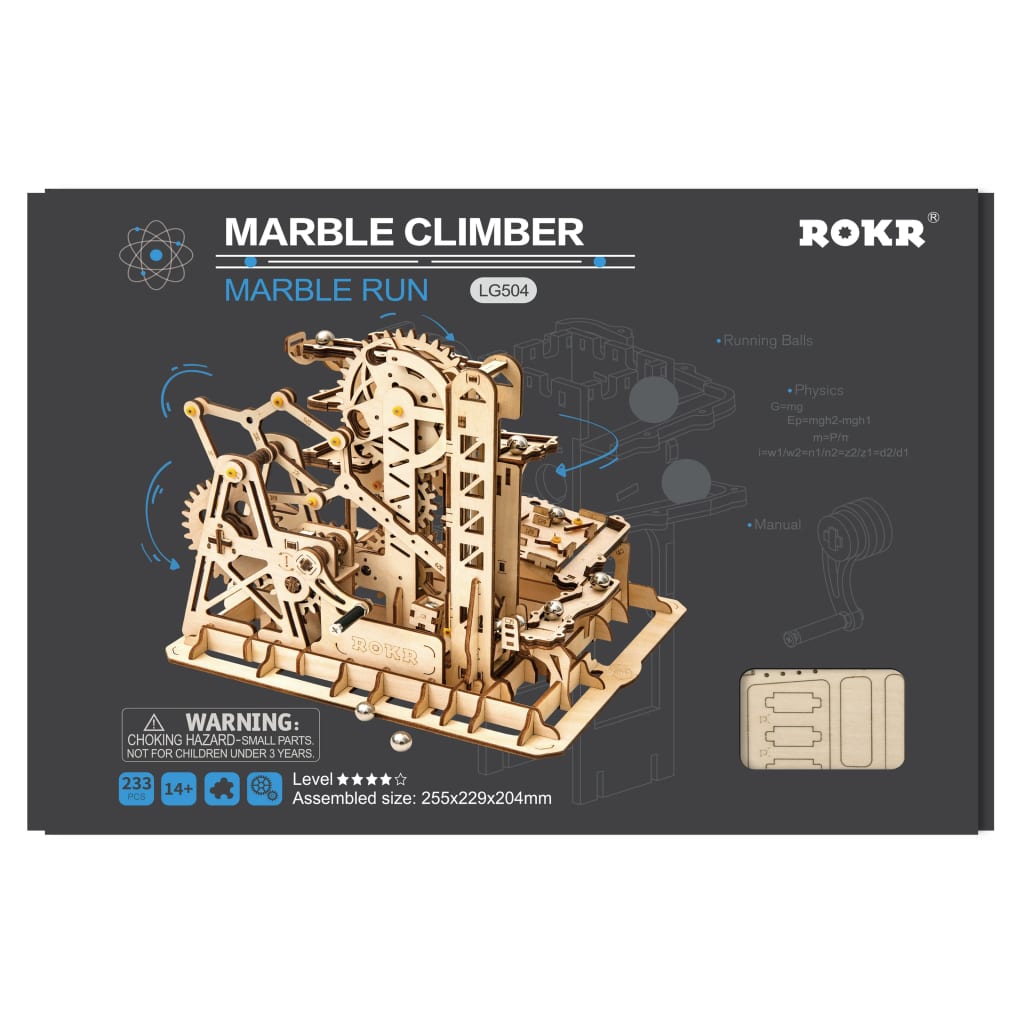 Robotime Kugelbahn-Set Marble Climber