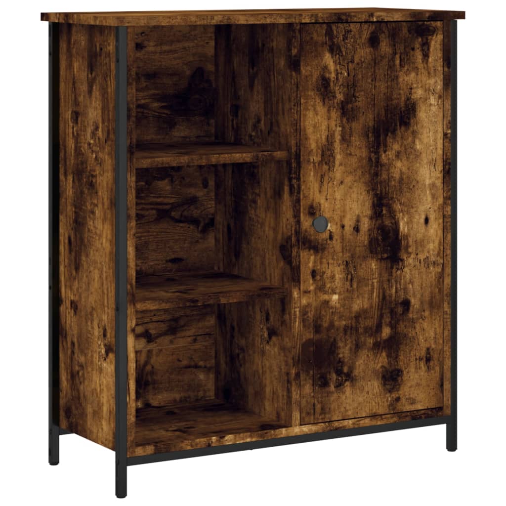 vidaXL Sideboard Räuchereiche 70x30x80 cm Holzwerkstoff