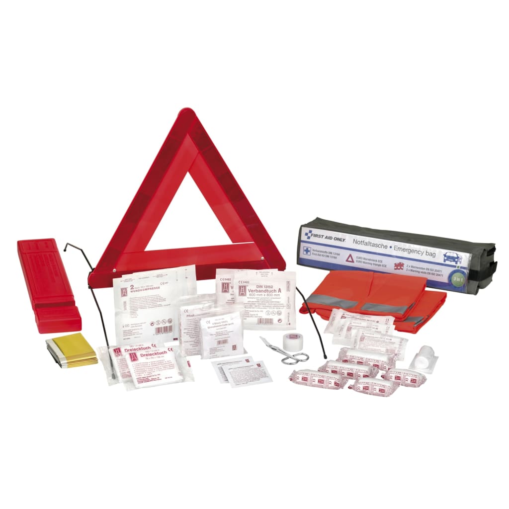 FIRST AID ONLY 3-in-1 Auto-Notfall-Set DIN 13164