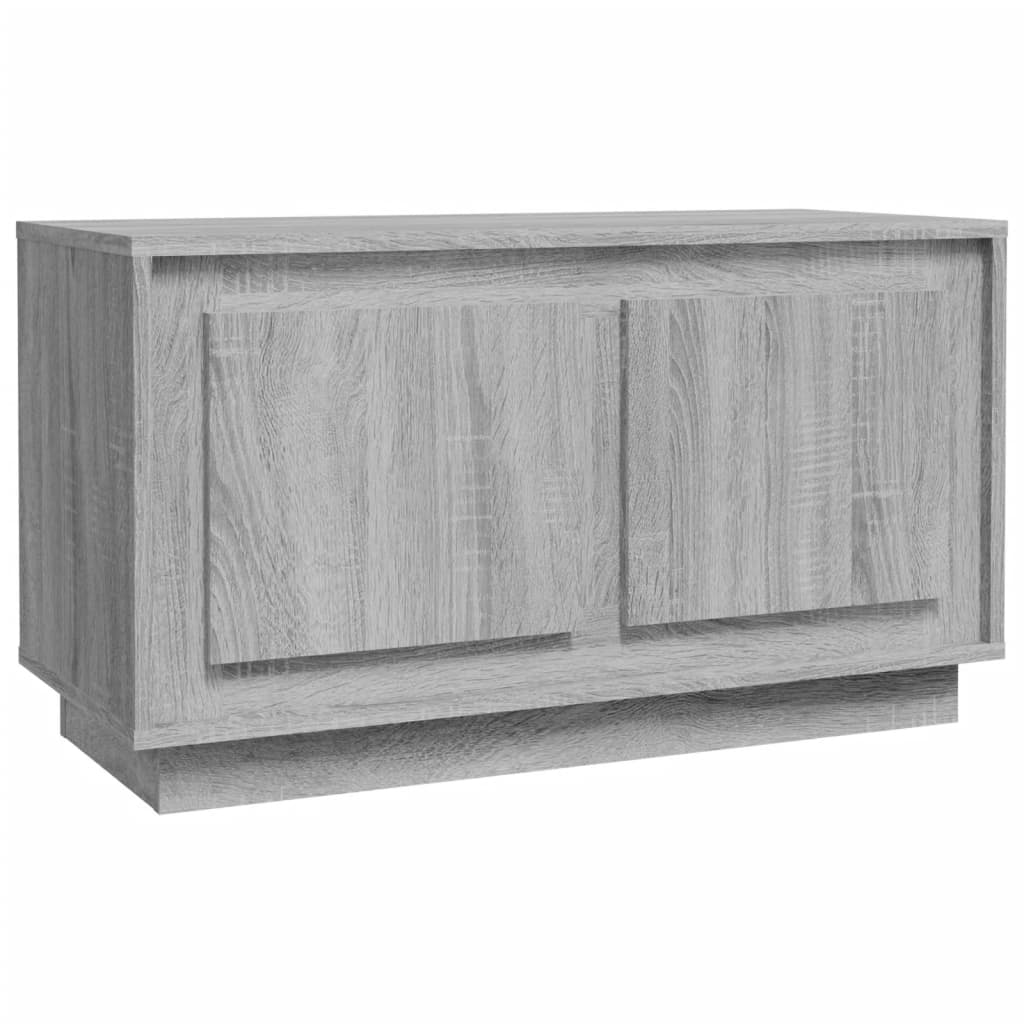 vidaXL TV-Schrank Grau Sonoma 80x35x45 cm Holzwerkstoff