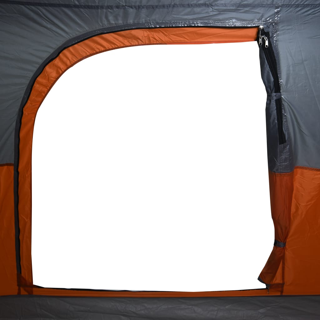 vidaXL Campingzelt 4 Personen Orange Wasserdicht