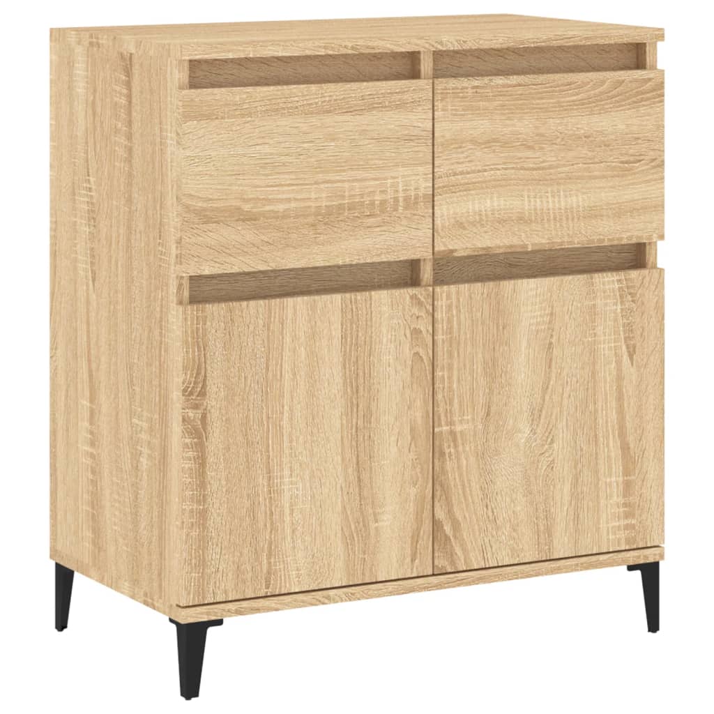 vidaXL Sideboard Sonoma-Eiche 60x35x70 cm Holzwerkstoff