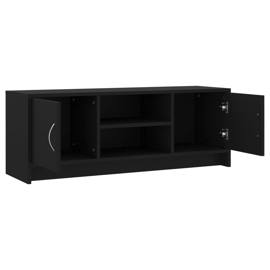 vidaXL TV-Schrank Schwarz 102x30x37,5 cm Holzwerkstoff