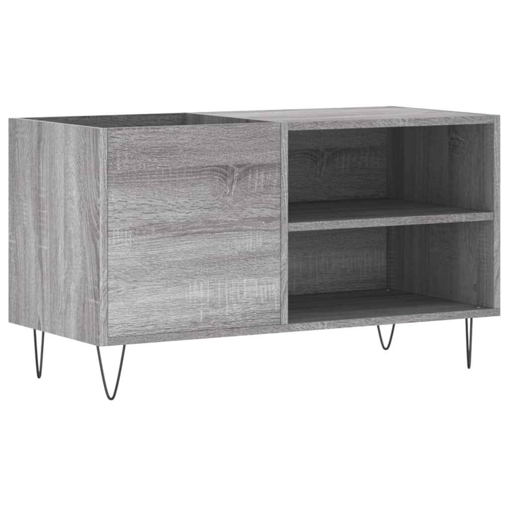 vidaXL Plattenschrank Grau Sonoma 85x38x48 cm Holzwerkstoff