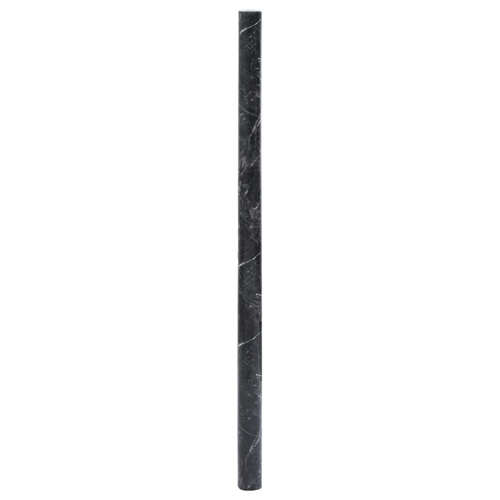 vidaXL Möbelfolie Selbstklebend Marmor-Optik Schwarz 90x500 cm PVC