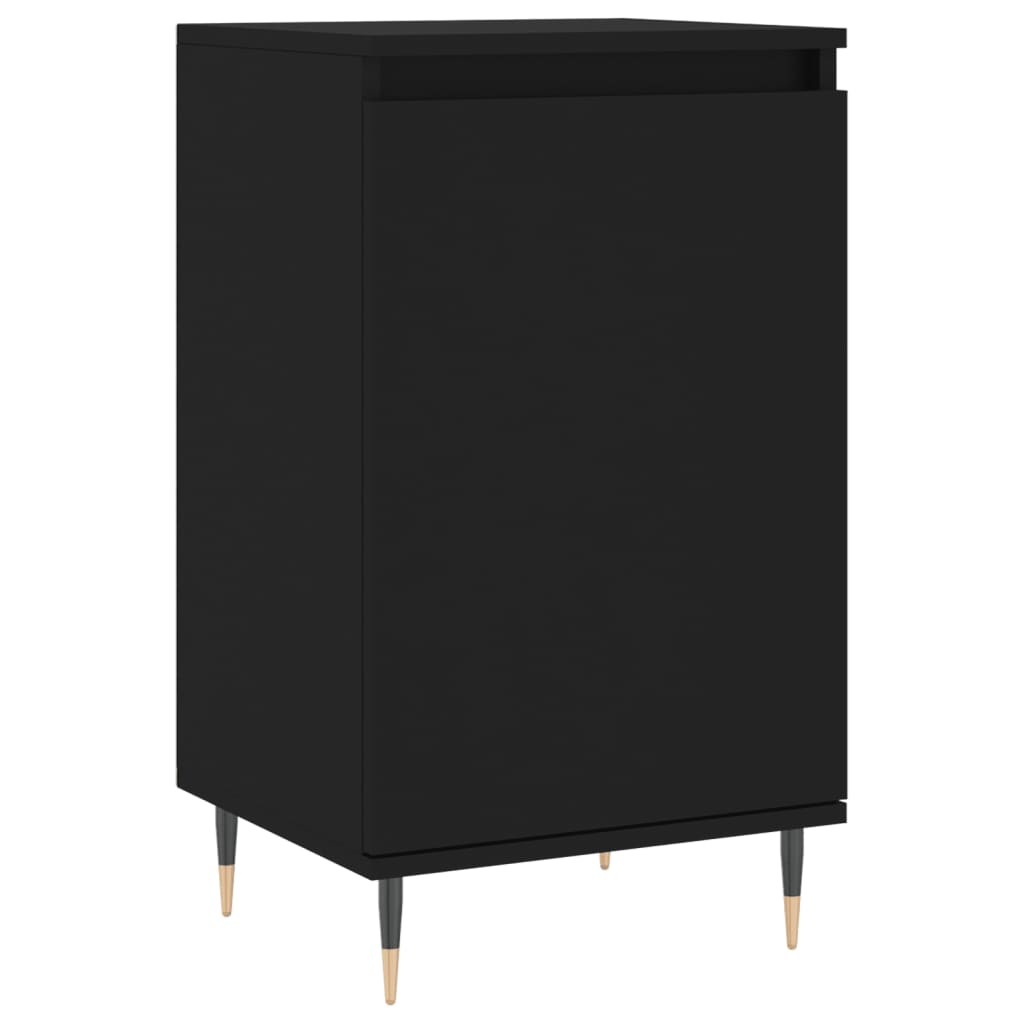 vidaXL Sideboard Schwarz 40x35x70 cm Holzwerkstoff