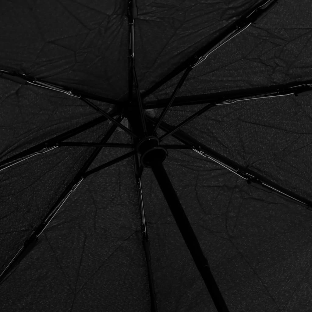 vidaXL Faltbarer Regenschirm Automatisch Schwarz 95 cm