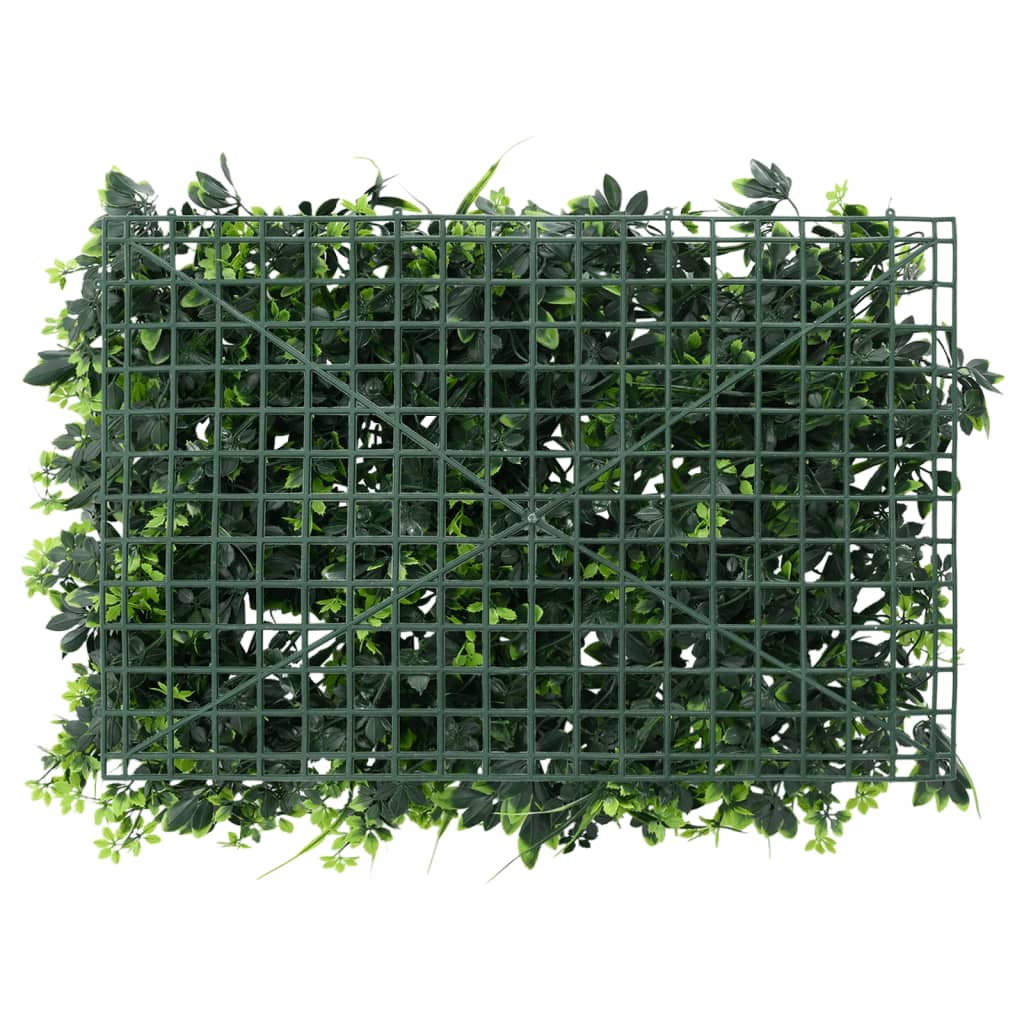  vidaXL Sichtschutz aus Kunstblättern 6 Stk. Grün 40x60 cm