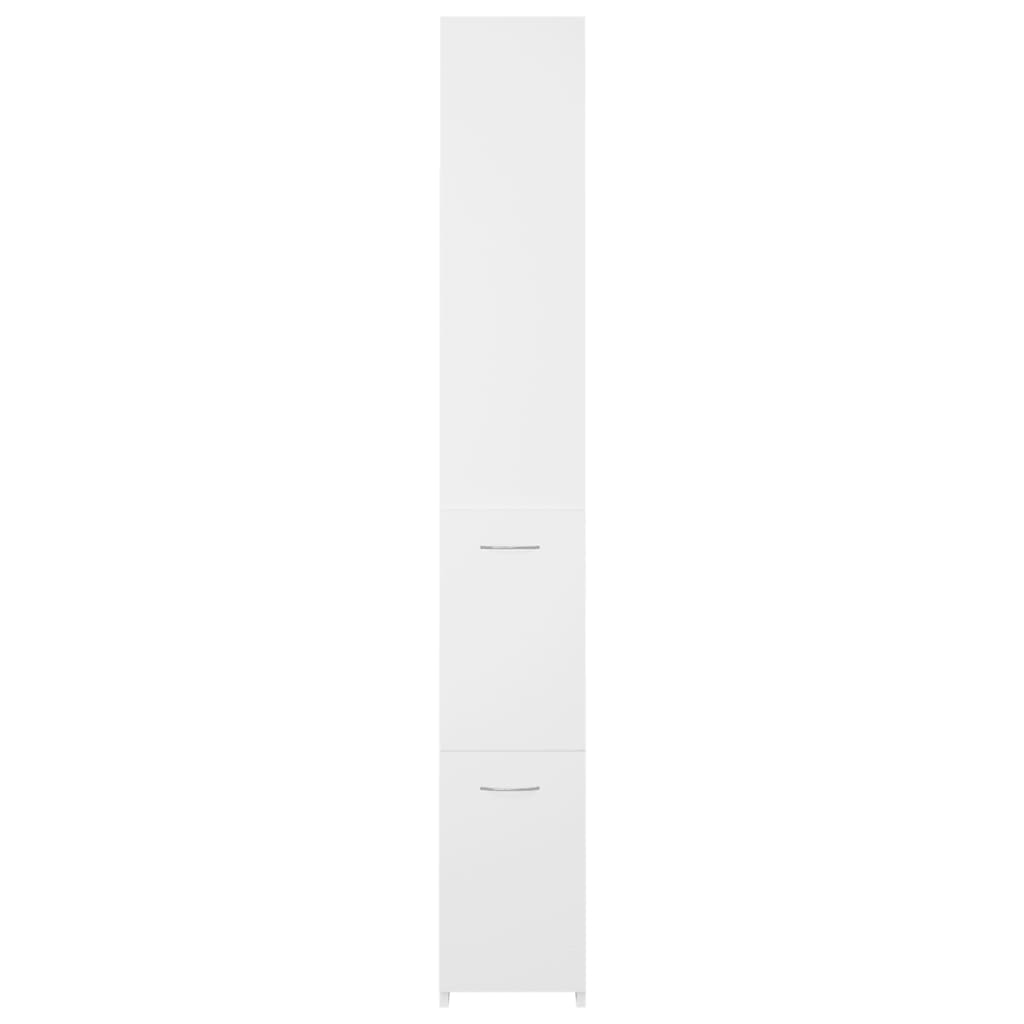 vidaXL Badschrank Weiß 25x26,5x170 cm Holzwerkstoff
