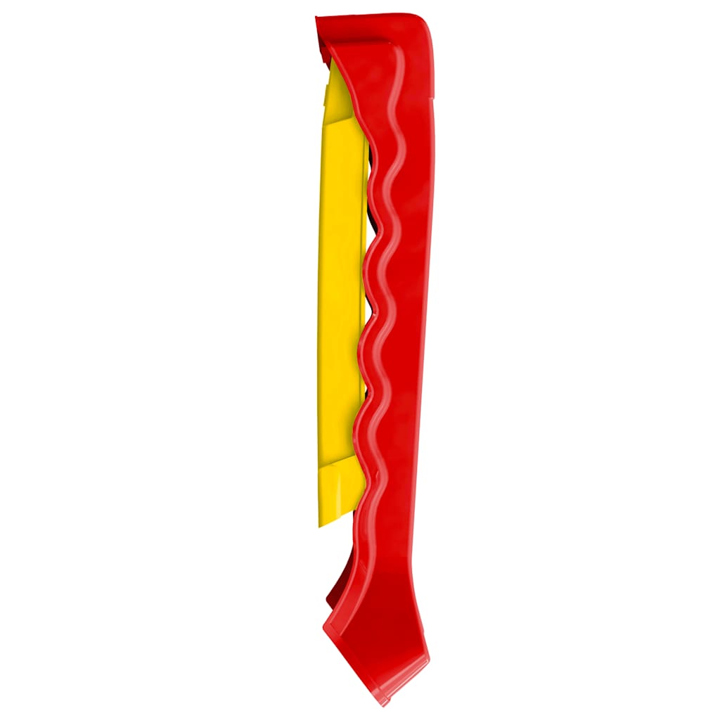vidaXL Faltbare Rutsche für Kinder Indoor Outdoor Rot und Gelb im ...